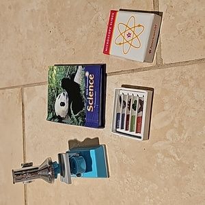 American Girl Microscope and Slides